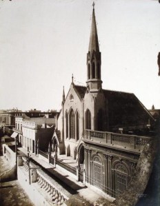 Iglesia Metodista en la calle Corrientes (ca. 1880)