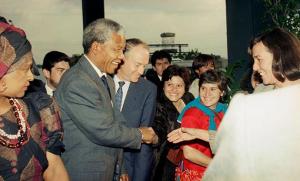 La visita de Mandela a México