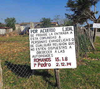 ¿Quién creen ustedes que puso este "aviso"?