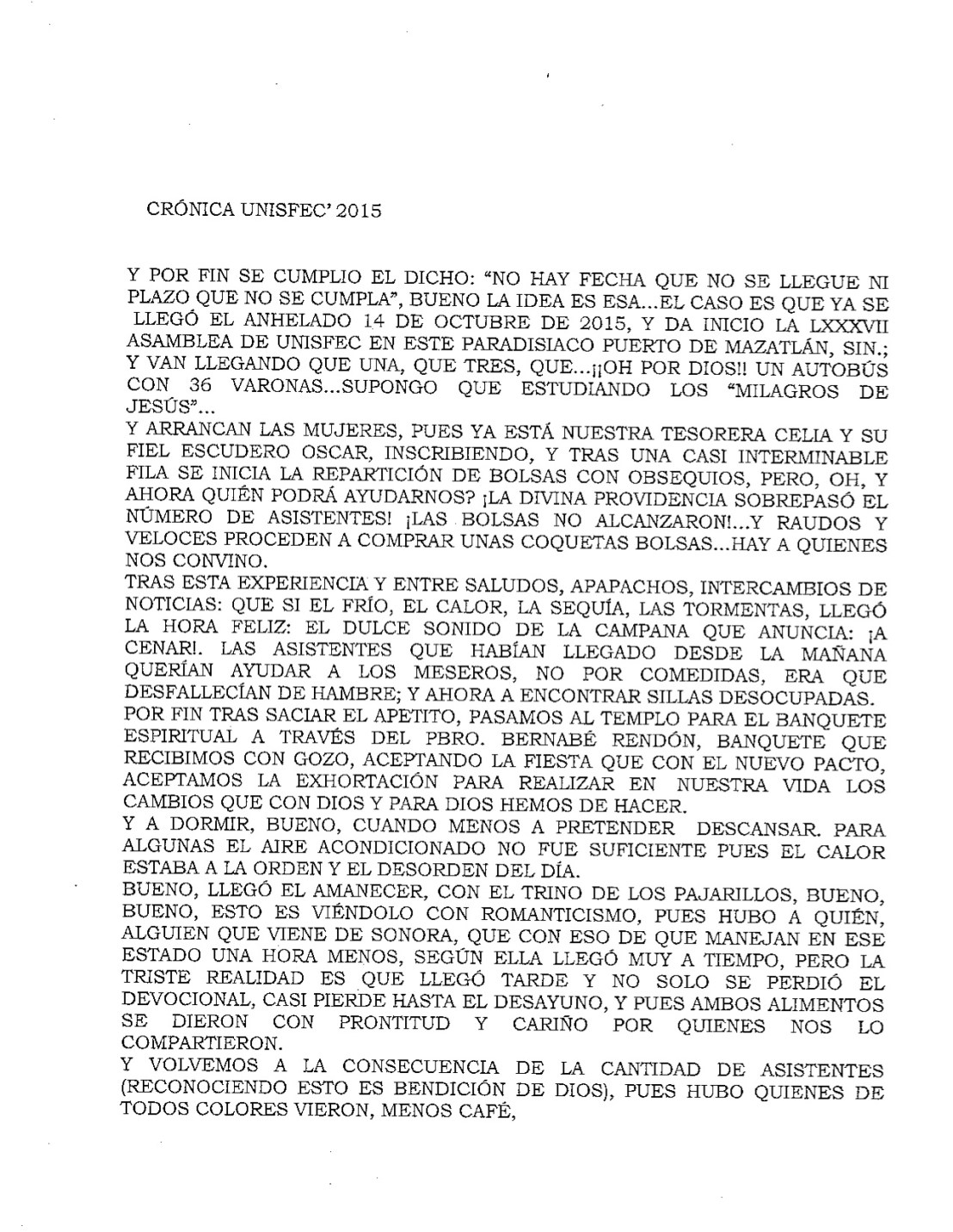 CRONICA 2015 UNISFEC - 1