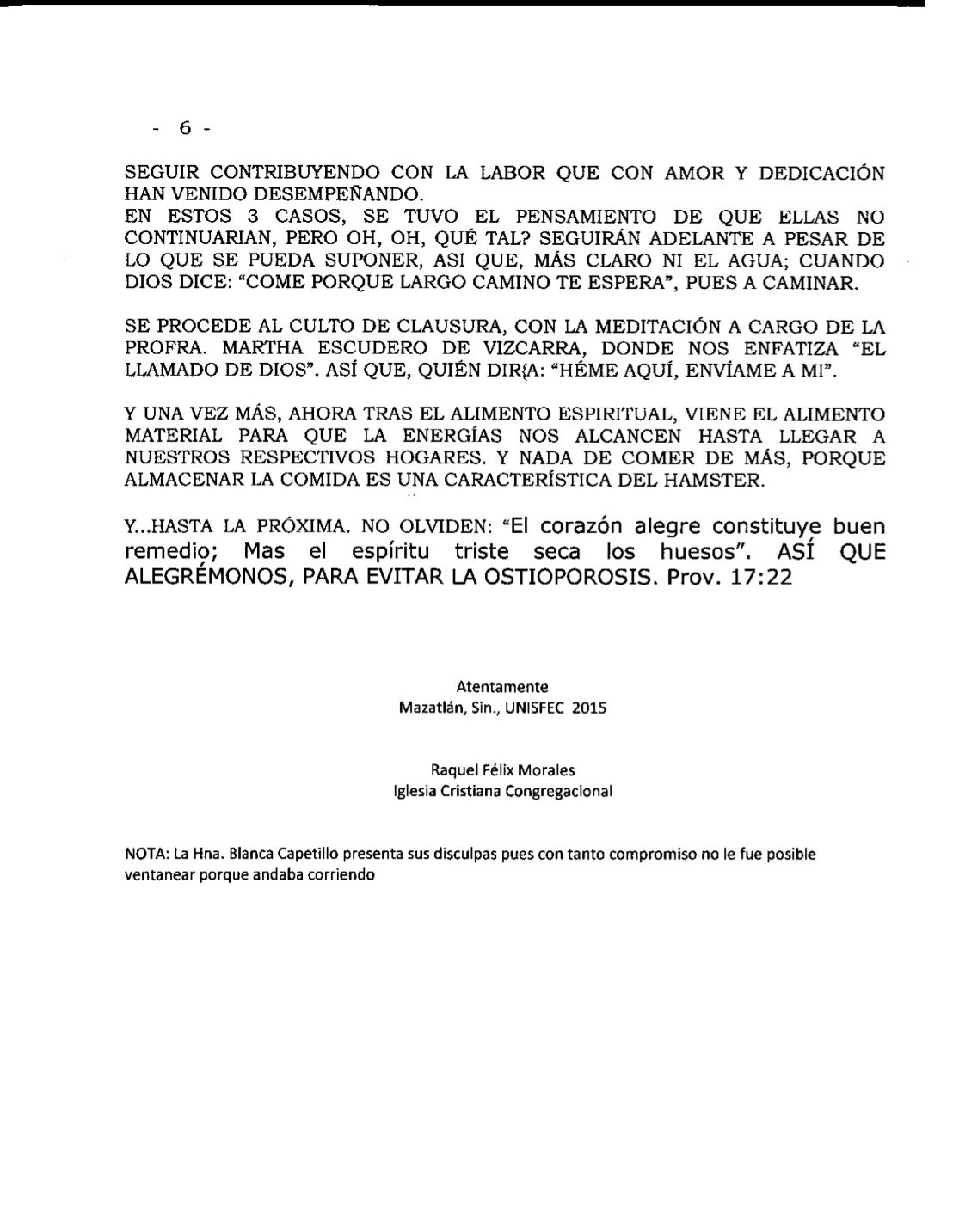 CRONICA UNISFEC 2015 - 5