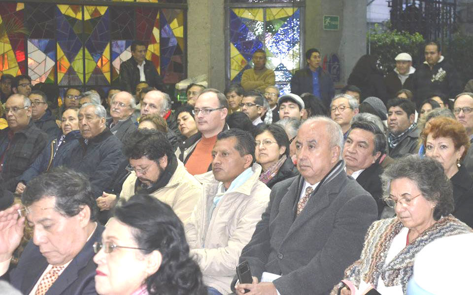 vista parcial de la concurrencia al evento