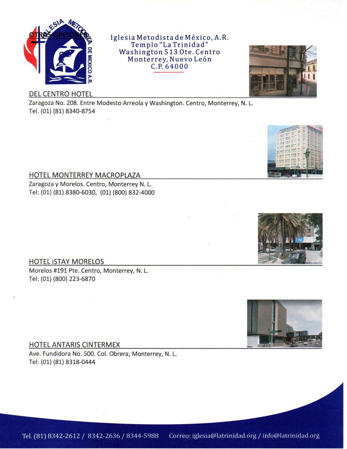 10. Invitación a la XXVIII Conferencia Anual de la CAO, hospedaie 1