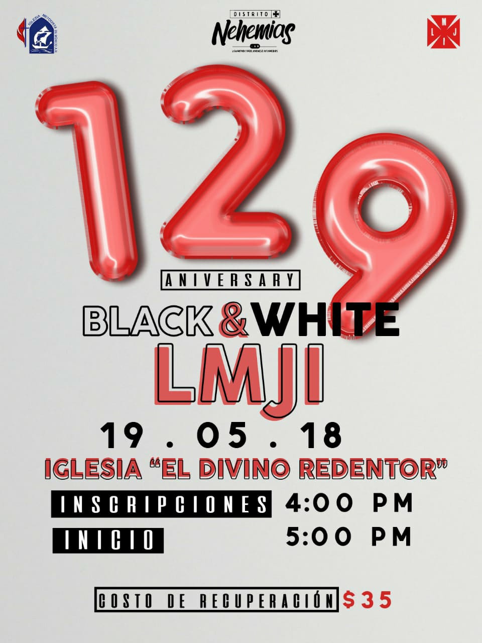 26. 129 Aniversario LMJI, Distrito Nehemías, CAO