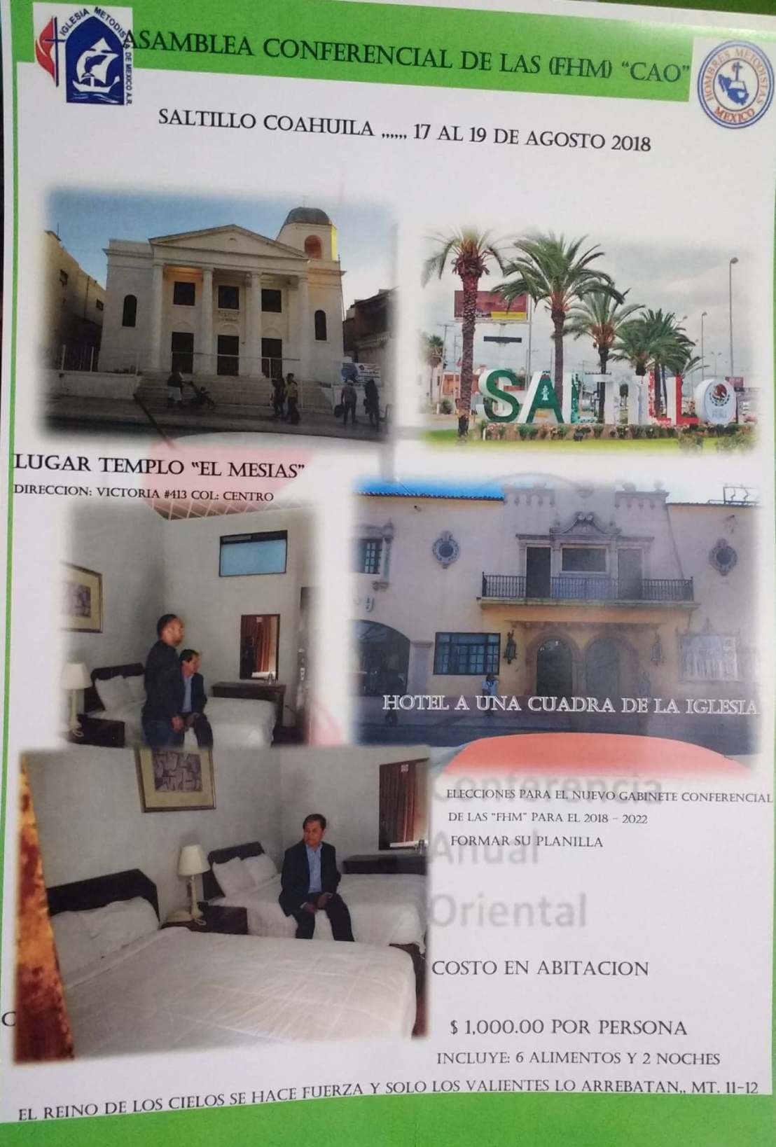 28. Asamblea Conferencial de FHM, CAO