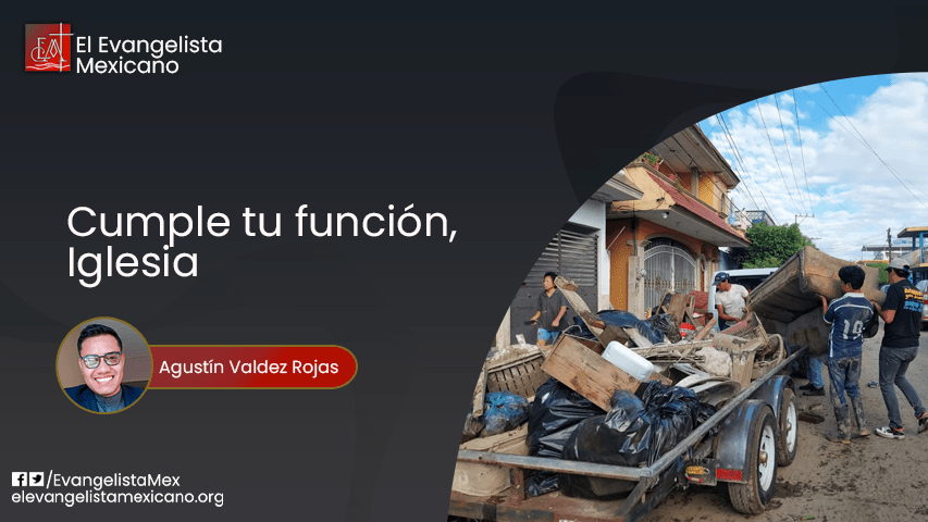 Cumple, iglesia, tu función, aunque en los escombros busques la&nbsp;fe.